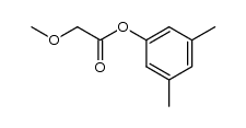 3,5-dimethylphenyl methoxyacetate结构式