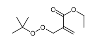 ethyl 2-(tert-butylperoxymethyl)prop-2-enoate结构式