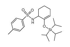 6-(4-methylphenylsulfonyl)amino-1-triisopropylsilyl(oxy)-cyclohex-1-ene Structure