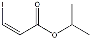 isopropyl 3-iodoacrylate structure