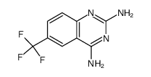 6-Trifluoromethyl-quinazoline-2,4-diamine结构式