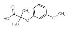 2-(3-methoxyphenoxy)-2-methylpropanoic acid picture