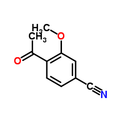 4-Acetyl-3-methoxybenzonitrile Structure