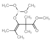 3-Pentenoic acid,3-[(dimethoxyphosphino)oxy]-2,2,4-trimethyl-, methyl ester结构式