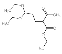 Pentanoicacid, 2-acetyl-5,5-diethoxy-, ethyl ester结构式