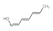 2,4-Hexadienal, oxime structure