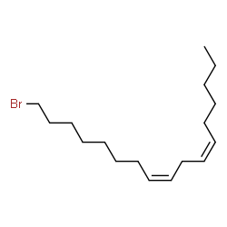 8Z,11Z-HEPTADECADIENYL BROMIDE structure