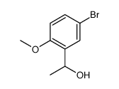 BENZENEMETHANOL, 5-BROMO-2-METHOXY-A-METHYL- Structure