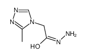 4H-1,2,4-Triazole-4-acetic acid,3-methyl-,hydrazide结构式