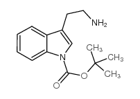 Tert-butyl 3-(2-aminoethyl)-1H-indole-1-carboxylate Structure