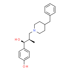 4-((1S,2R)-3-(4-苄基哌啶-1-基)-1-羟基-2-甲基丙基)苯酚结构式