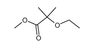 2-ethoxy-2-methylpropanoic acid methyl ester结构式