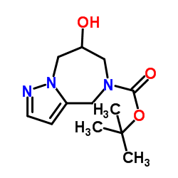 叔-丁基 7-羟基-7,8-二氢-4H-吡唑并[1,5-a][1,4]二氮杂卓-5(6H)-甲酸基酯图片