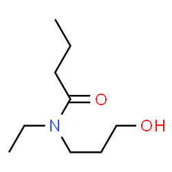 Butanamide,N-ethyl-N-(3-hydroxypropyl)-结构式