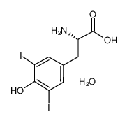 2-氨基-3-(4-羟基-3,5-二碘苯基)丙酸水合物图片