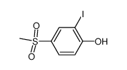 2-iodo-4-(methylsulfonyl)phenol结构式