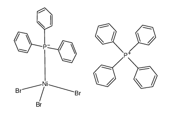 {C18H15PC6H5}{NiBr3(Triphenylphosphin)}结构式