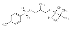 [(2S)-3-[tert-butyl(dimethyl)silyl]oxy-2-methylpropyl] 4-methylbenzenesulfonate Structure