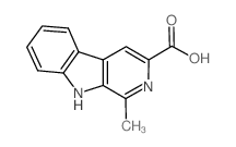 1-甲基-9h-beta-咔啉-3-羧酸图片