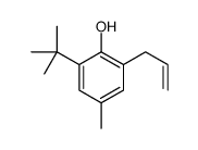 2-tert-butyl-4-methyl-6-prop-2-enylphenol Structure