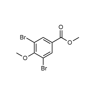 3,5-二溴-4-甲氧基苯甲酸甲酯结构式