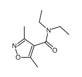 N,N-diethyl-3,5-dimethyl-1,2-oxazole-4-carboxamide Structure