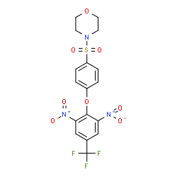 2,6-DINITRO-4-(TRIFLUOROMETHYL)PHENYL 4-(MORPHOLINOSULFONYL)PHENYL ETHER picture