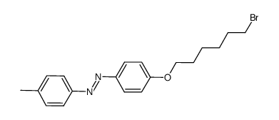 1-(4-((6-bromohexyl)oxy)phenyl)-2-(4-methylphenyl)diazene结构式