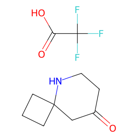 5-azaspiro[3.5]nonan-8-one;2,2,2-trifluoroacetic acid Structure