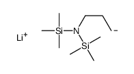 lithium,N,N-bis(trimethylsilyl)propan-1-amine Structure