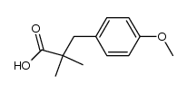 4-Methoxy-a,a-dimethylbenzenepropanoic acid结构式