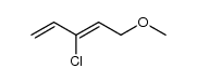 3-chloro-5-methoxypenta-1,3-diene结构式