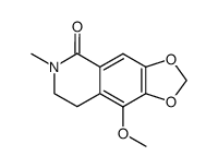 7,8-Dihydro-9-methoxy-6-methyl-1,3-dioxolo[4,5-g]isoquinolin-5(6H)-one structure