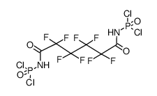 (2,2,3,3,4,4,5,5-octafluorohexanedioyl)bis(phosphoramidic dichloride)结构式