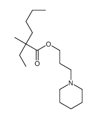 2-Ethyl-2-methylhexanoic acid 3-piperidinopropyl ester picture