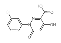 1-(3-氯苯基)-1,6-二氢-4-羟基-6-氧代-3-吡嗪羧酸图片