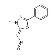 (3-methyl-5-phenyl-3H-[1,3,4]oxadiazol-2-ylidene)-nitroso-amine结构式