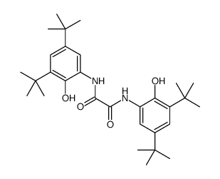 N,N'-bis(3,5-ditert-butyl-2-hydroxyphenyl)oxamide Structure