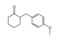 2-[(4-methoxyphenyl)methyl]cyclohexan-1-one结构式