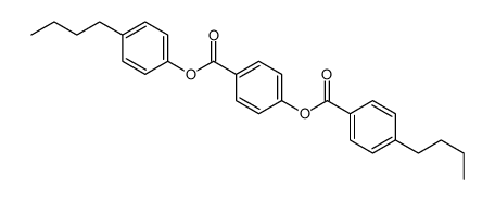 4-(4-Butylbenzoyloxy)benzoic acid 4-butylphenyl ester Structure