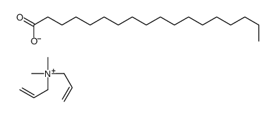 dimethyl-bis(prop-2-enyl)azanium,octadecanoate结构式