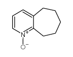 1-oxido-6,7,8,9-tetrahydro-5H-cyclohepta[b]pyridin-1-ium结构式