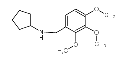 Cyclopentyl-(2,3,4-trimethoxy-benzyl)-amine structure