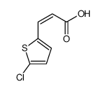 3-(5-chlorothiophen-2-yl)prop-2-enoic acid Structure