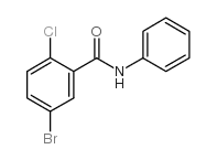 5-BROMO-2-CHLORO-N-PHENYLBENZAMIDE structure