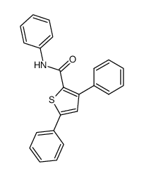 N,3,5-triphenylthiophene-2-carboxamide Structure