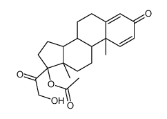 [(8R,9S,10R,13S,14S,17R)-17-(2-hydroxyacetyl)-10,13-dimethyl-3-oxo-7,8,9,11,12,14,15,16-octahydro-6H-cyclopenta[a]phenanthren-17-yl] acetate Structure