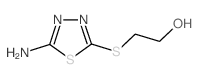 2-(5-Amino-[1,3,4]thiadiazol-2-ylsulfanyl)-ethanol Structure