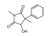 4-hydroxy-1,3-dimethyl-3-phenylpyrrolidine-2,5-dione结构式