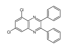 5,7-Dichloro-2,3-diphenylquinoxaline结构式